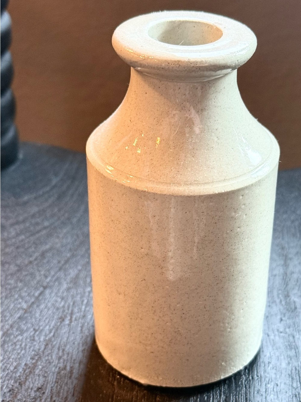 Magnolia Gruene Ink Well Small Stoneware Vase Neutral Farmhouse Decor UK